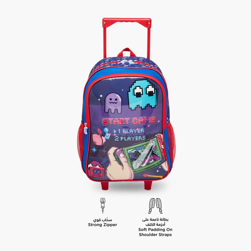 sami_studio 16 Inch Trolley-Start Game-Set Of 5-2 Cmprt With Zip- (Polyester ) Multicolor \ 34X20X47.5 - Image 5